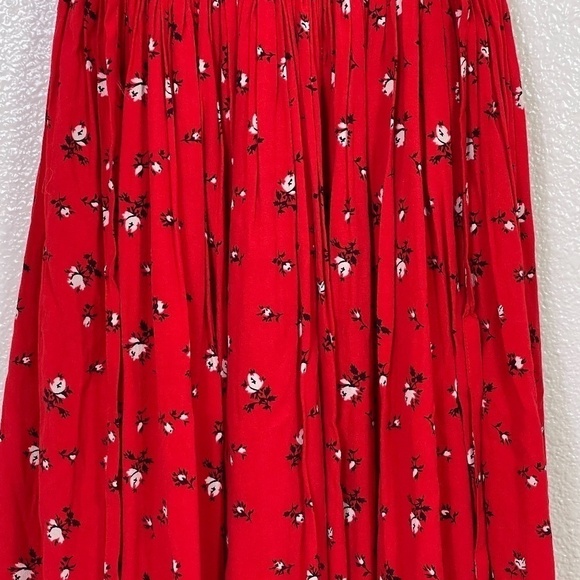 MADEWELL Plunging V Neck Floral Dress - Whimsicore - Picture 4 of 5